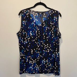 Kasper sleeveless blouse